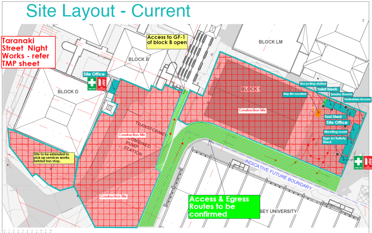 Wpshs Map Construction work at Wellington High School – access plans – Wellington ...