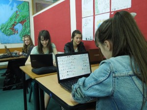 Students Working